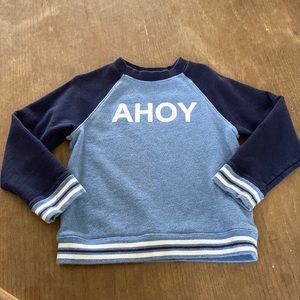 Janie and Jack Ahoy Sweatshirt